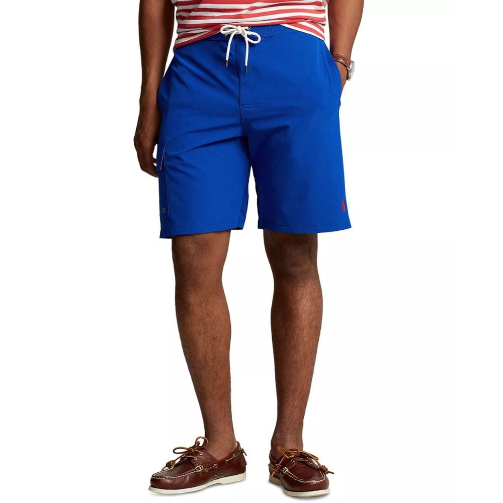 POLO Ralph Lauren 8.5" Kailua Classic Fit Swim Trunks Shorts Blue Men Size SMALL